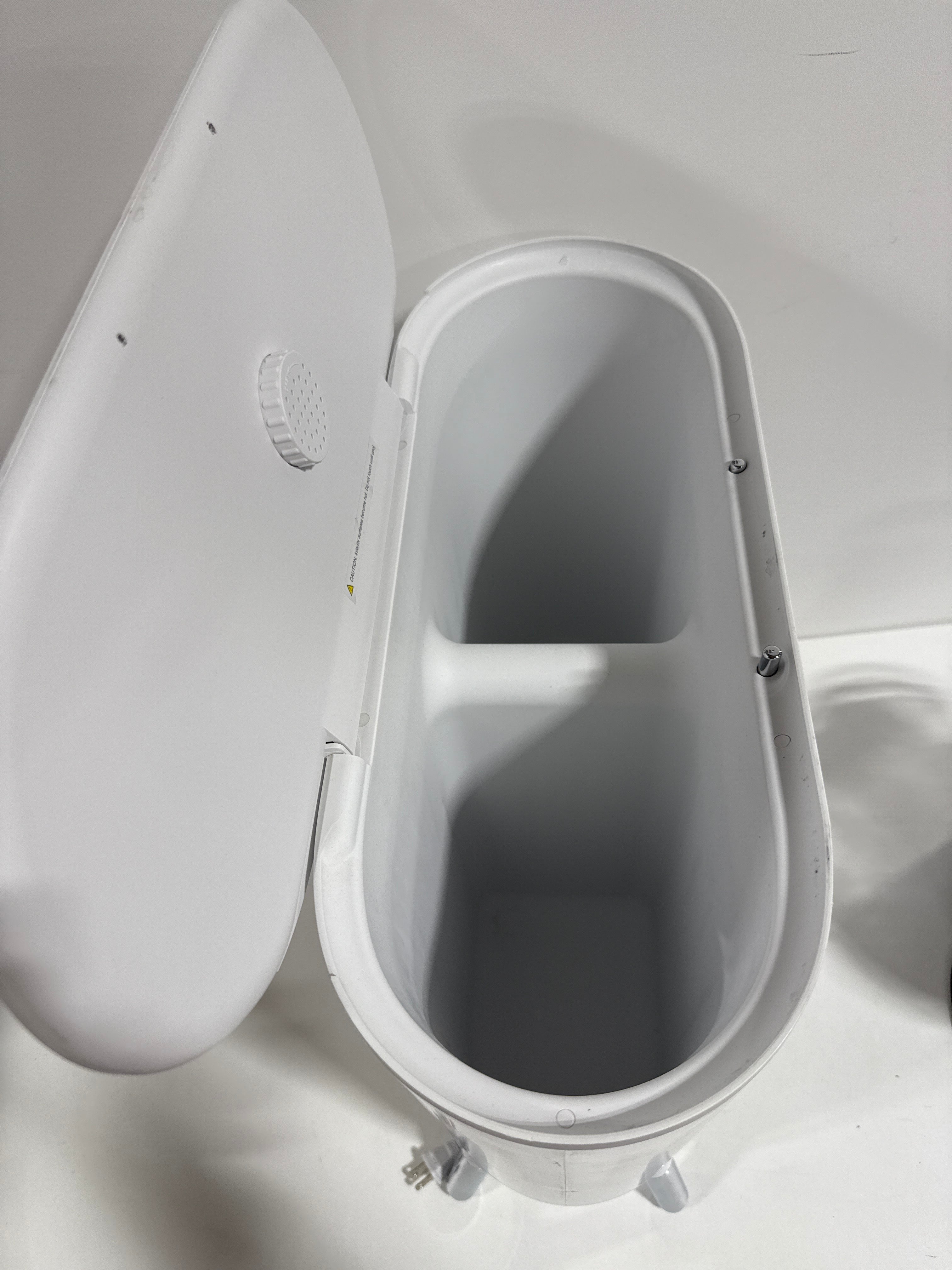 Used Sharper Image SpaStudio Automatic Towel Warmer - White - *Health & Beauty