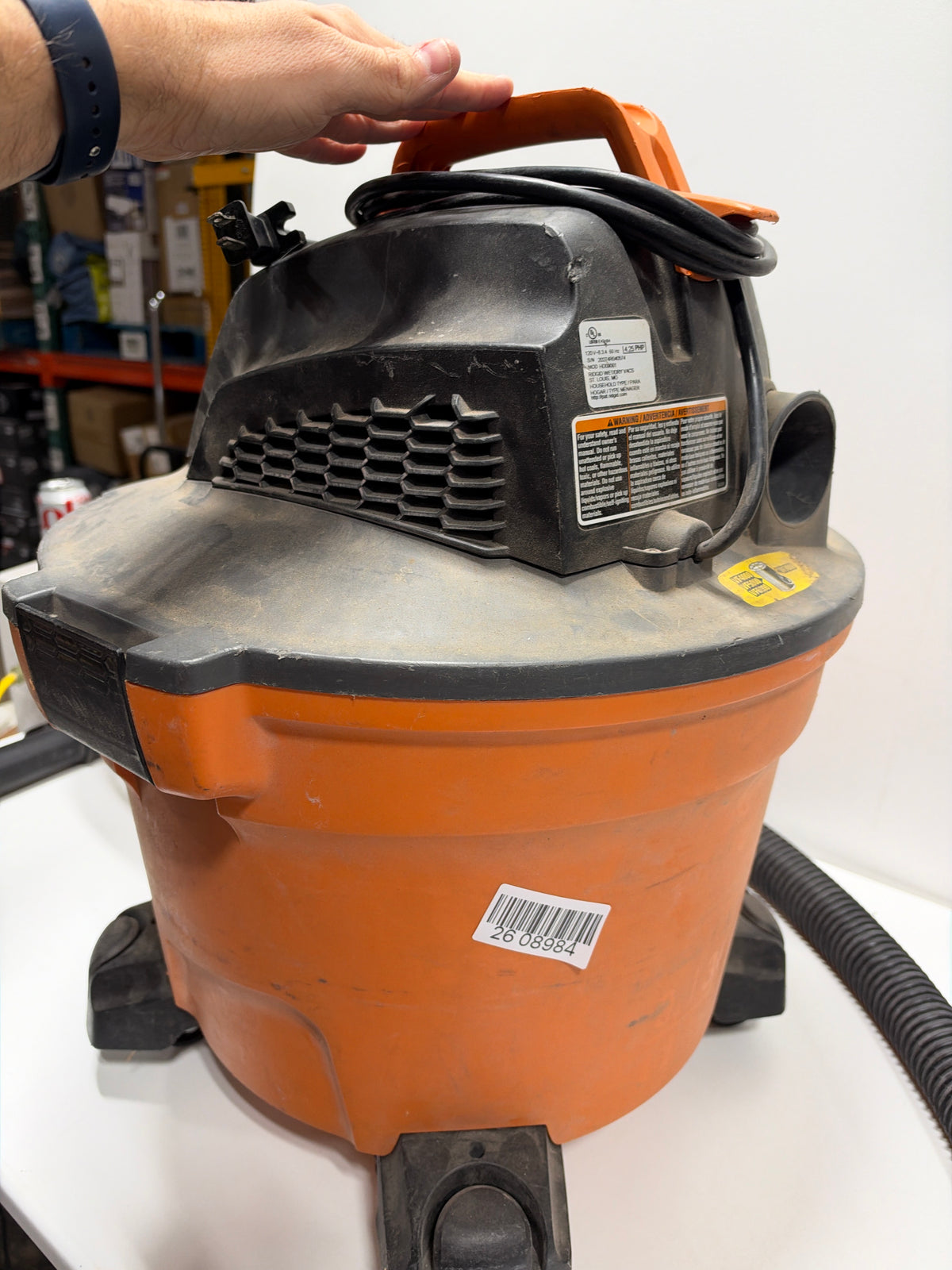 Used Ridgid Shop Vac 9 Gallon