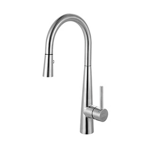 Franke FFP3450 High-Arch Gooseneck Single Lever Handle Pull-Out Spray Kitchen Prep Faucet