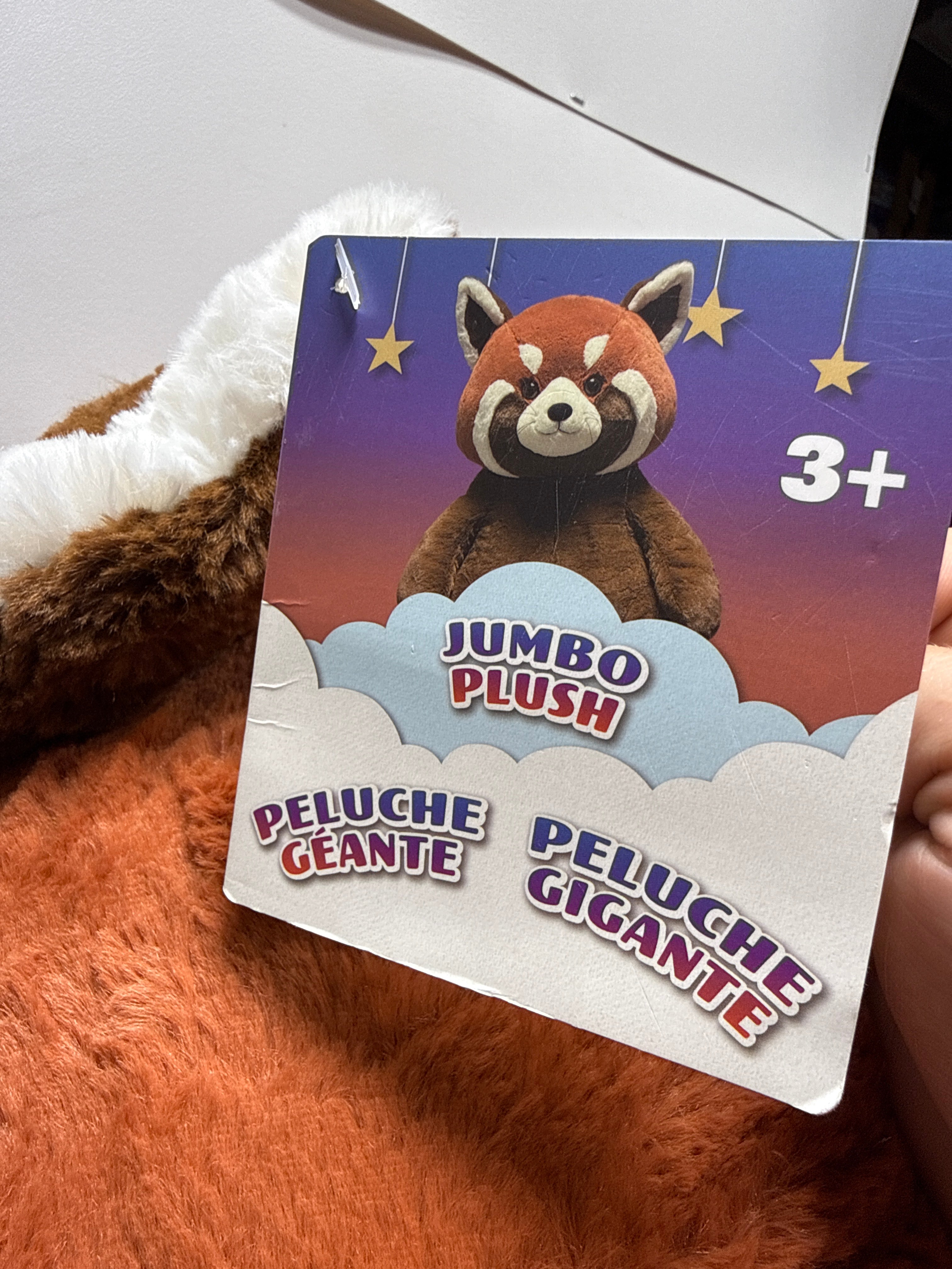 Hugfun 53" Red Panda Jumbo Plush
