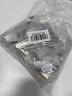 9 x Hickory Hardware P3011 Studio 3-3/4" Center to Center Square Block Bold Cabinet Handle / Drawer Pull Polished Nickel
