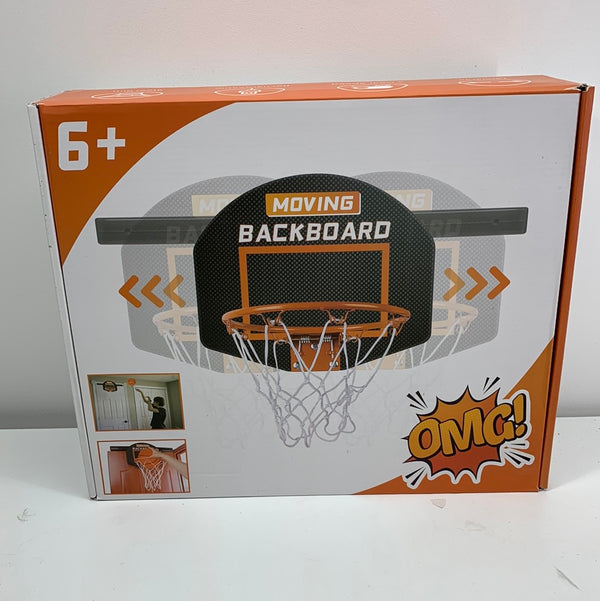 Moving Basketball Hoop Indoor for Kids and Adults, Pro Mini Basketball Hoop Over The Door with 3 Balls & 2 Air Pump, Toys for Age 6+
