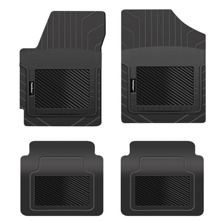 PantsSaver Custom Fit Floor Mats for Volvo XC40 Recharge 2021-2023 All Weather Protection -4 Piece Set (Black)- High Raised Border Protection Great for Catching Spills