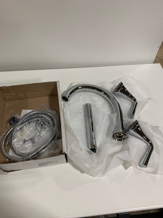 Delta T4733 Kayra Deck Mounted Roman Tub Filler with Built-in Diverter