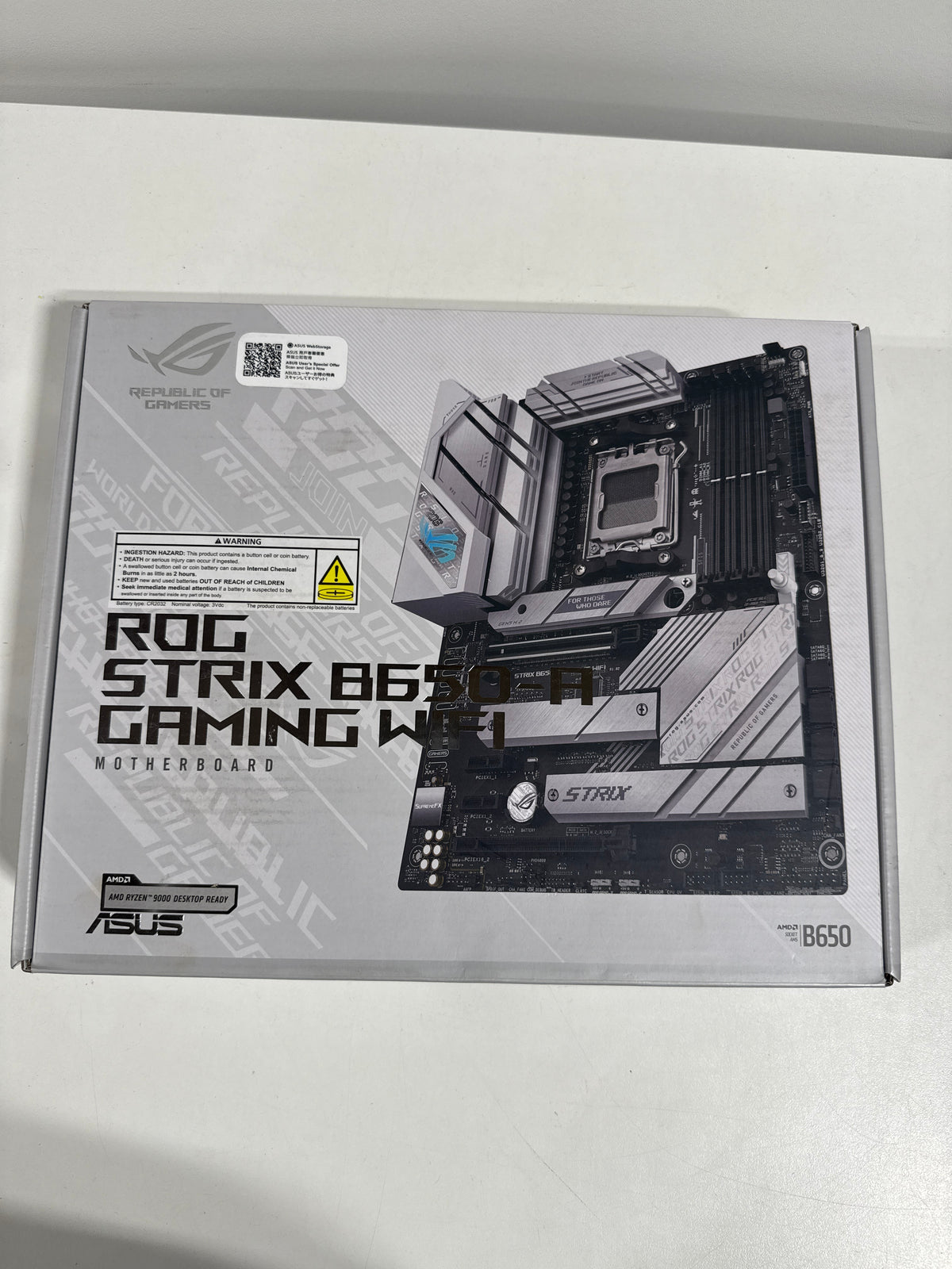 Asus ROG Strix B650-a Gaming Wi-Fi 6E AM5 Motherboard for AMD Ryzen 7000 Series CPUs - *Computers & Office