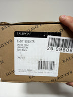 Baldwin 6560.ENTR Lexington Sectional Single Cylinder Keyed Entry Mortise Handleset Trim with 5025 Interior Knob from the Estate Collection Satin