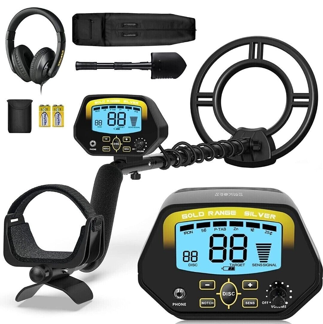 SAKOBS - Professional Higher Accuracy Gold Metal Detector with LCD Display