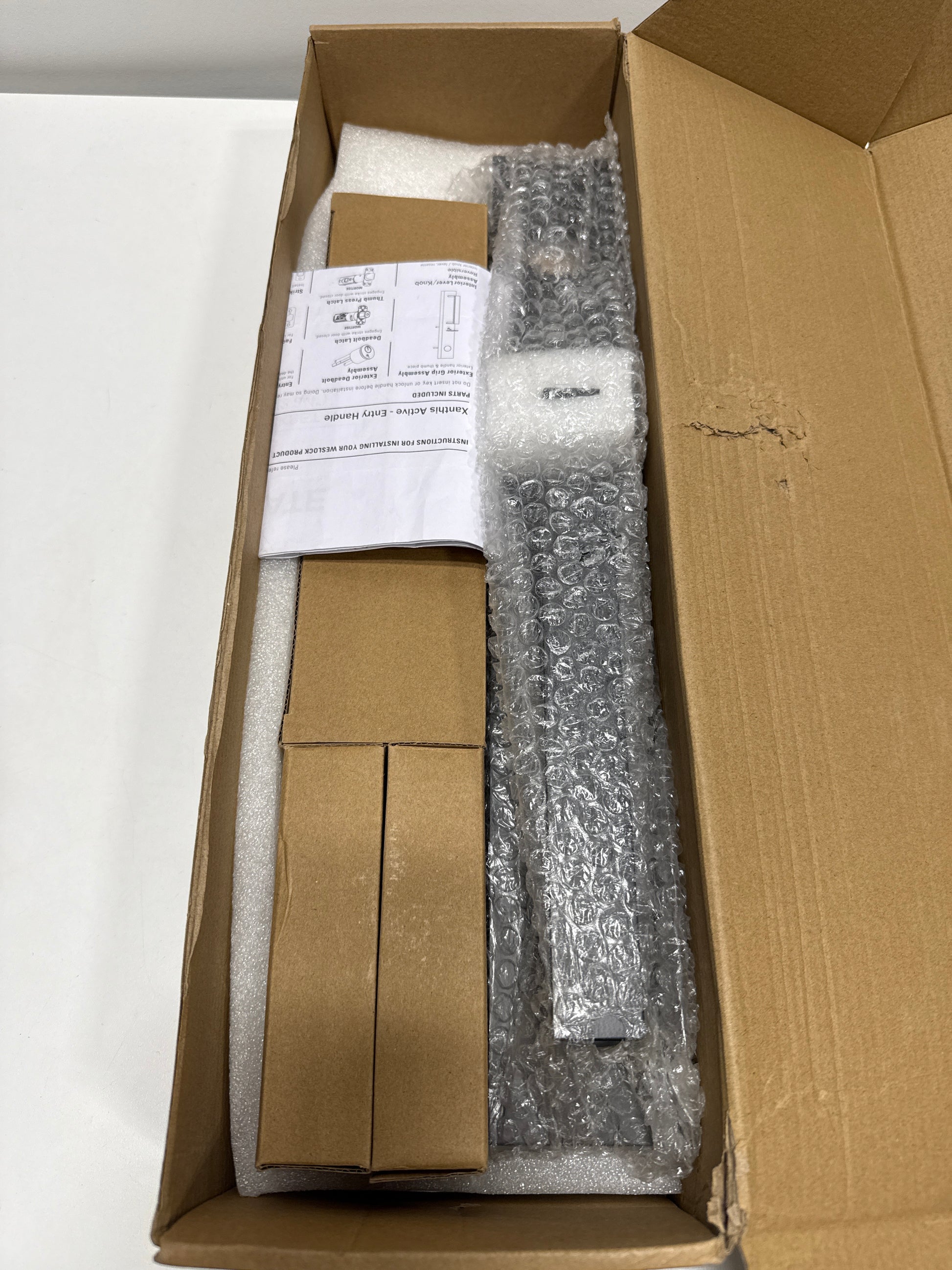 Weslock Xanthis Handleset with Utica Lever - Deadbolt Keyed One Side - *Tools Hardware & Misc