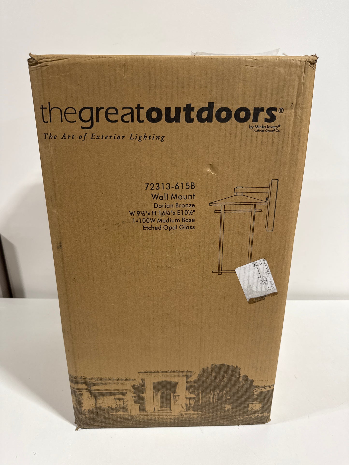 Minka Lavery Addison Park 16 Inch Tall Outdoor Wall Light Addison Park - 72313-615B - Transitional