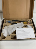 Signature Hardware Widespread Bathroom Sink Faucet Brush Gold LESS HANDLES - *Plumbing