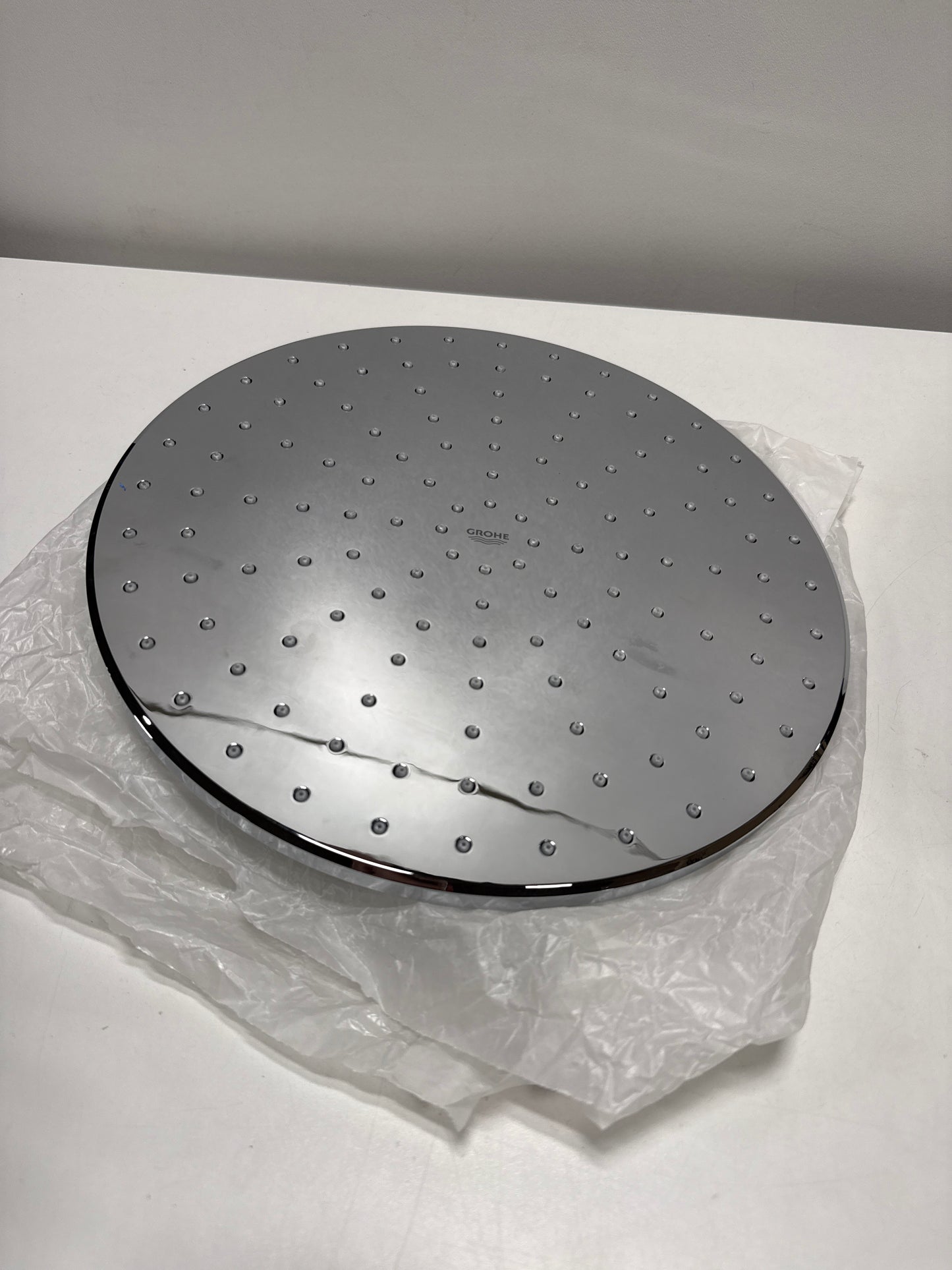 Grohe Rainshower Mono 1.75 GPM Single Function Shower Head with DreamSpray, SpeedClean, and EcoJoy Technology