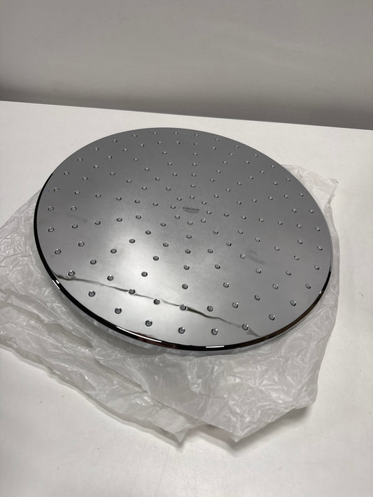 Grohe Rainshower Mono 1.75 GPM Single Function Shower Head with DreamSpray, SpeedClean, and EcoJoy Technology