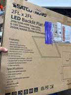 Nuvo Lighting 65/571R1 LED Backlit 24" Wide Flush Mount Square Ceiling Fixture White Indoor Lighting Ceiling Fixtures Flush Mount