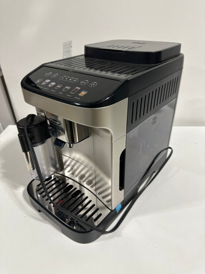 Scratch & Dent De'Longhi - Magnifica Evo Espresso Machine with Automatic Milk Frother for Hot and Iced Lattes, Coffee and More - Silver