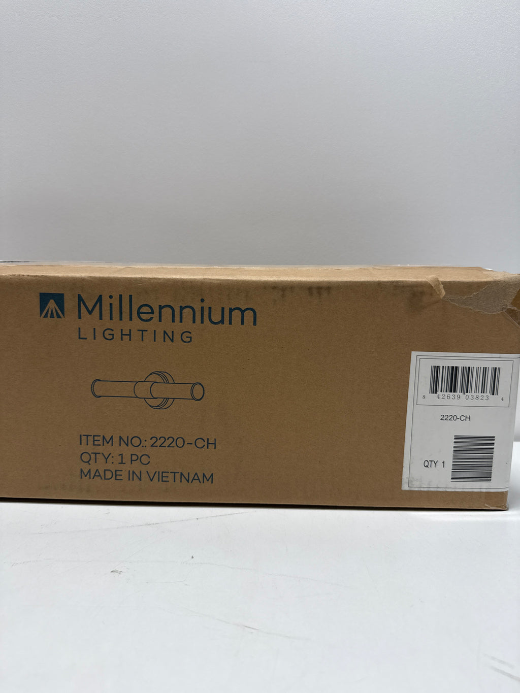 Millennium Lighting Truman LED Bathroom Vanity Fixture 18 Inch - Chrome