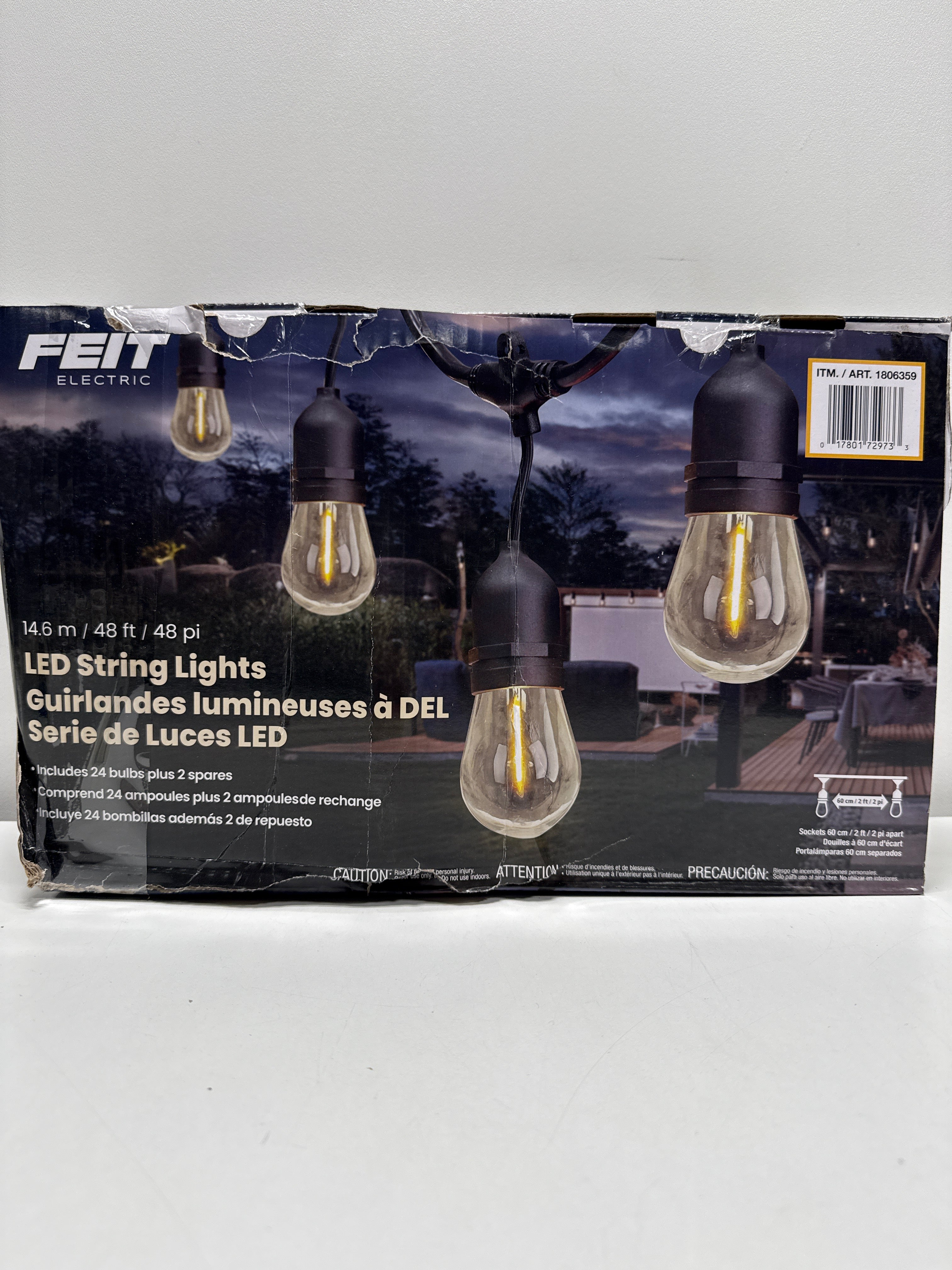 Used Feit 48 LED String Light