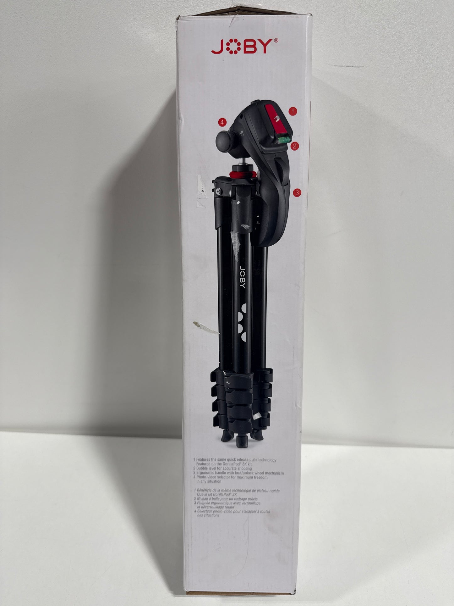 No Camera Mount Plate JOBY - Compact Action Smart 61" Tripod Kit - Black