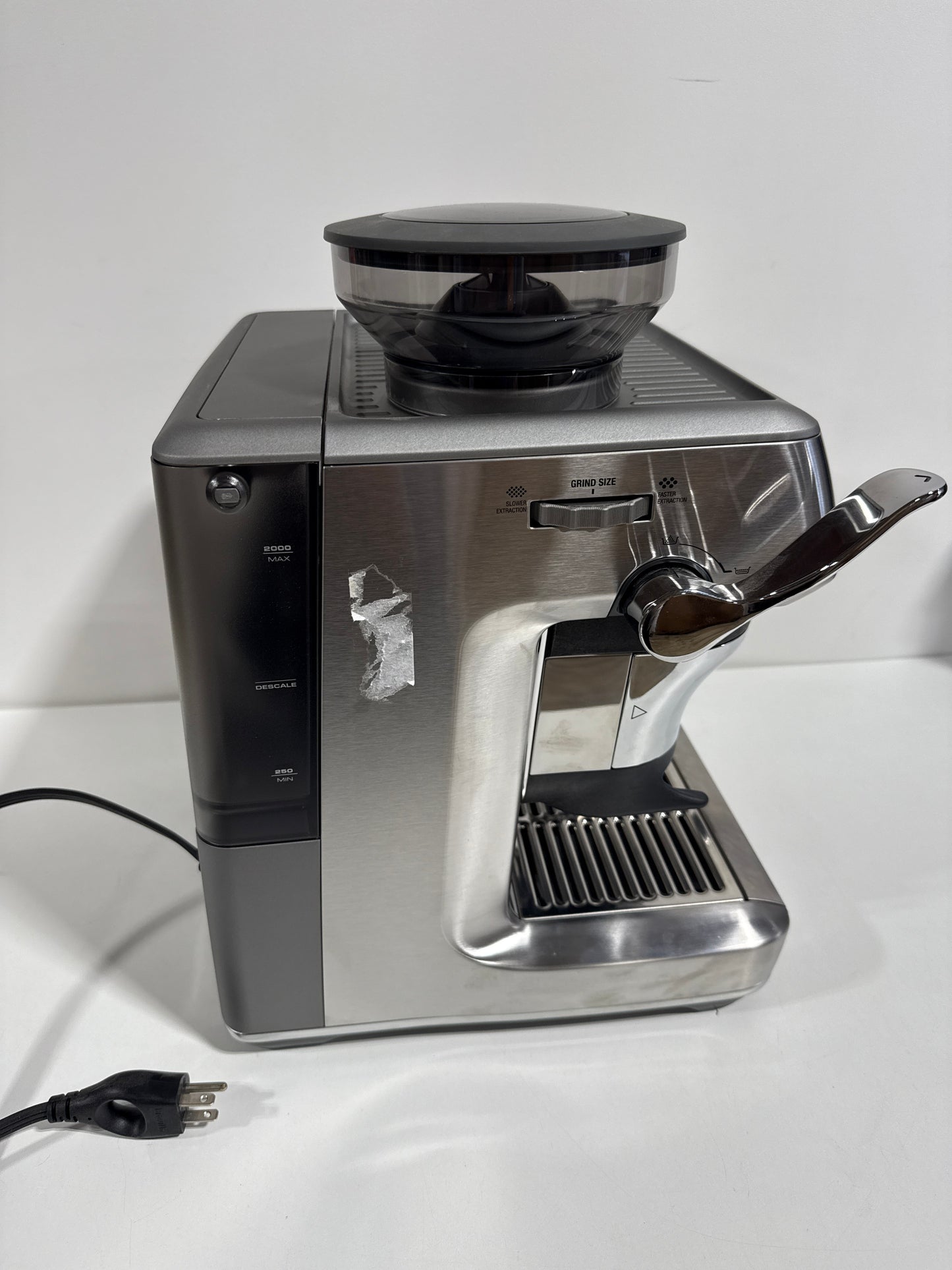 Scratch  & Dent  Breville - the Barista Express Impress Espresso Machine - Brushed Stainless Steel