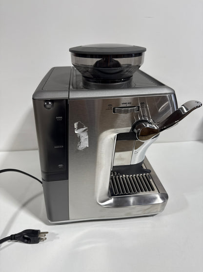 Scratch  & Dent  Breville - the Barista Express Impress Espresso Machine - Brushed Stainless Steel