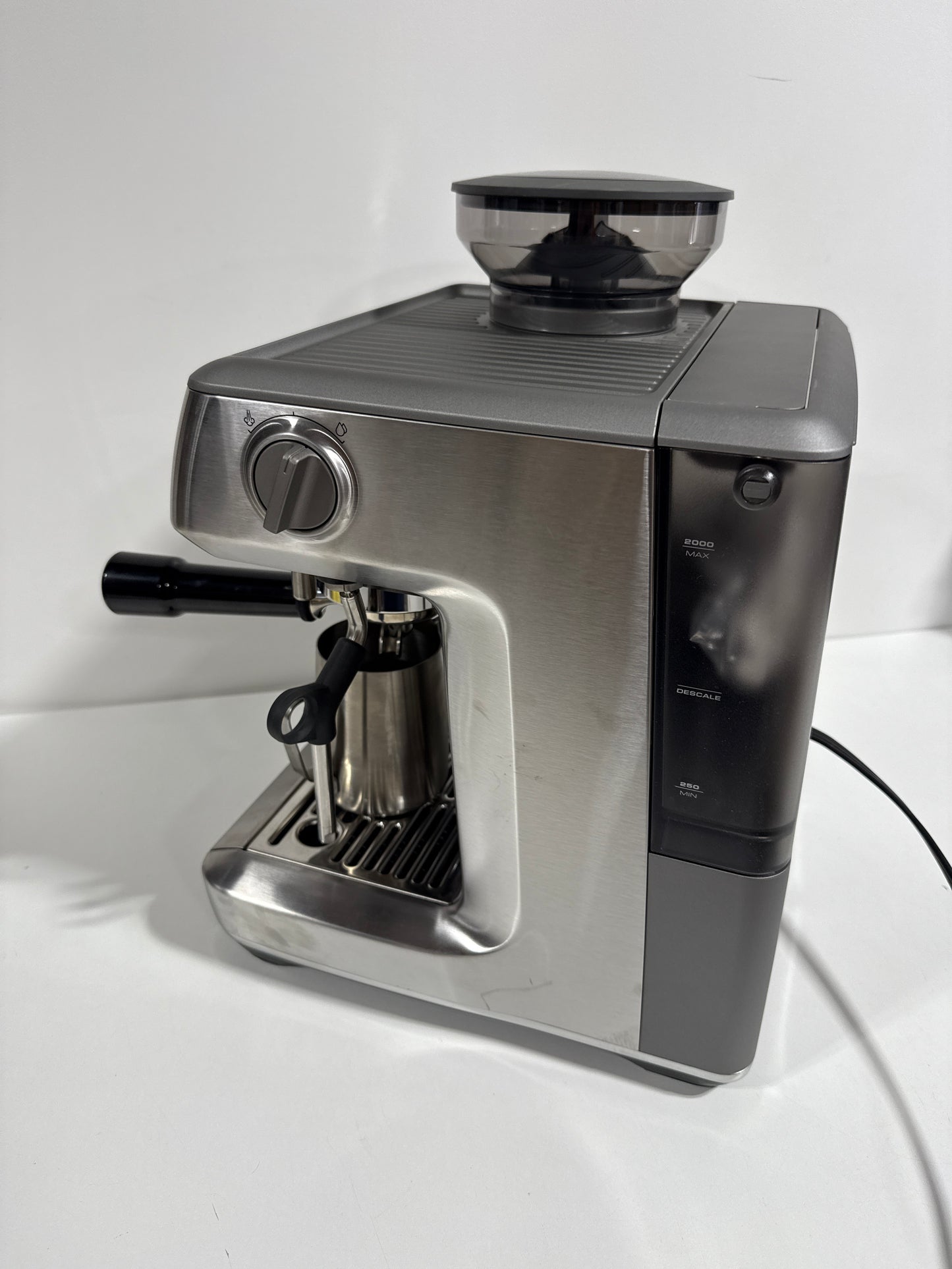 Scratch  & Dent  Breville - the Barista Express Impress Espresso Machine - Brushed Stainless Steel