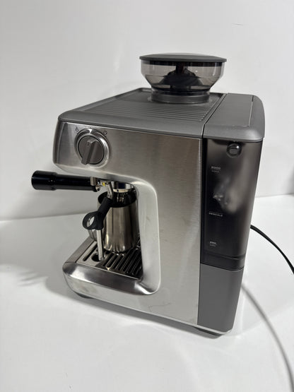 Scratch  & Dent  Breville - the Barista Express Impress Espresso Machine - Brushed Stainless Steel
