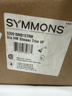 Symmons S3591B15TRM Dia HydroMersion Shower Only Trim Package with 1.5 GPM Multi Function Shower Head