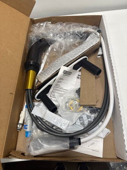 Delta Linden Single Handle Kitchen Faucet with Spray in Venetian Bronze 4453-RB-DST - *Plumbing