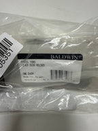 Baldwin 4105 5 Inch Lever Style Brass Door Holder Satin Black Door Stop Kick Stop