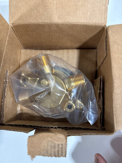Moen M-CORE U130CIS 3 Port Shower Rough-In Brass Mixing Valve with CC/IPC Connections and Stops