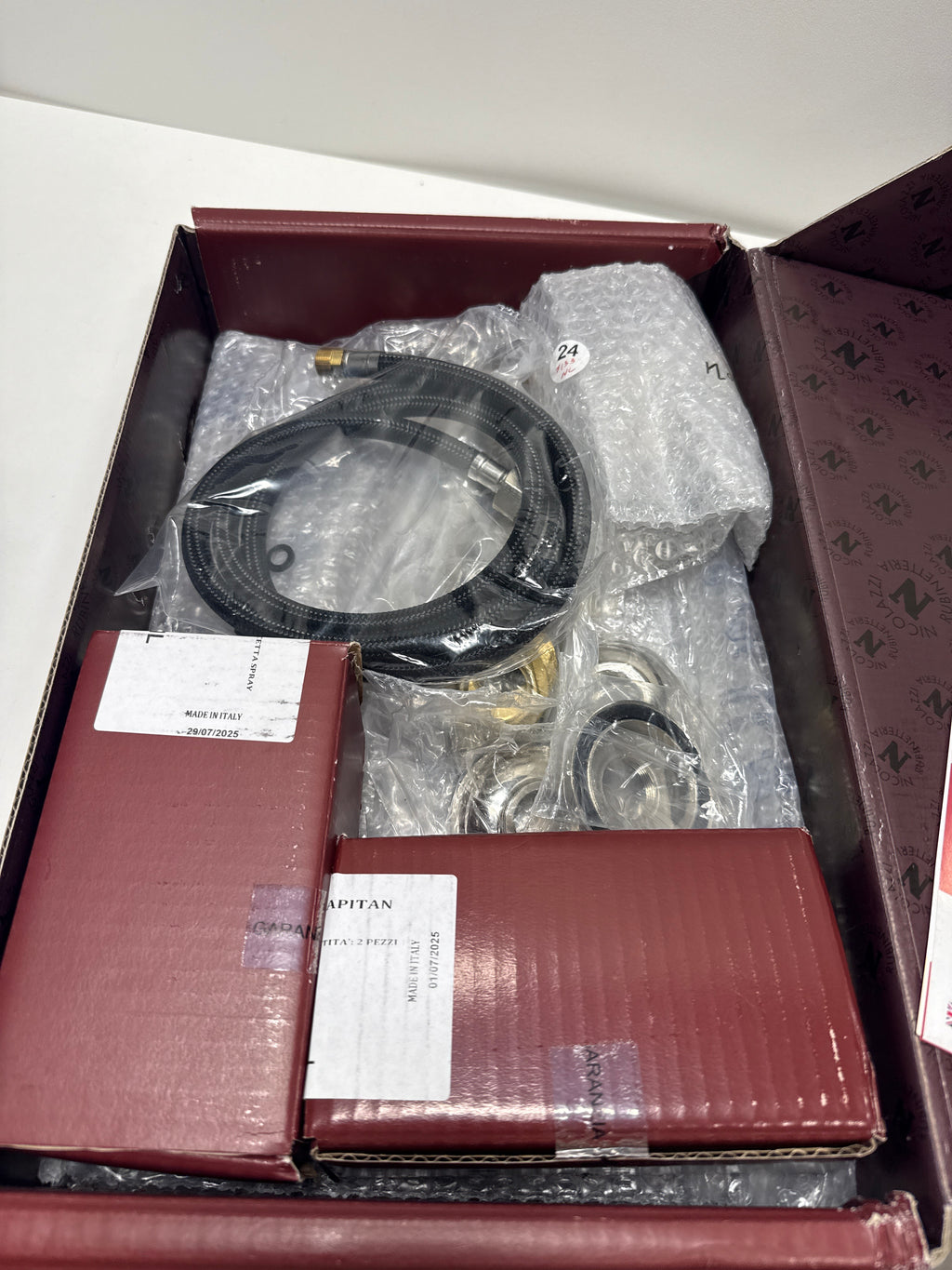 Rohl A1461lmws-2 San Julio 1.5 GPM Widespread Bridge Kitchen Faucet - Nickel