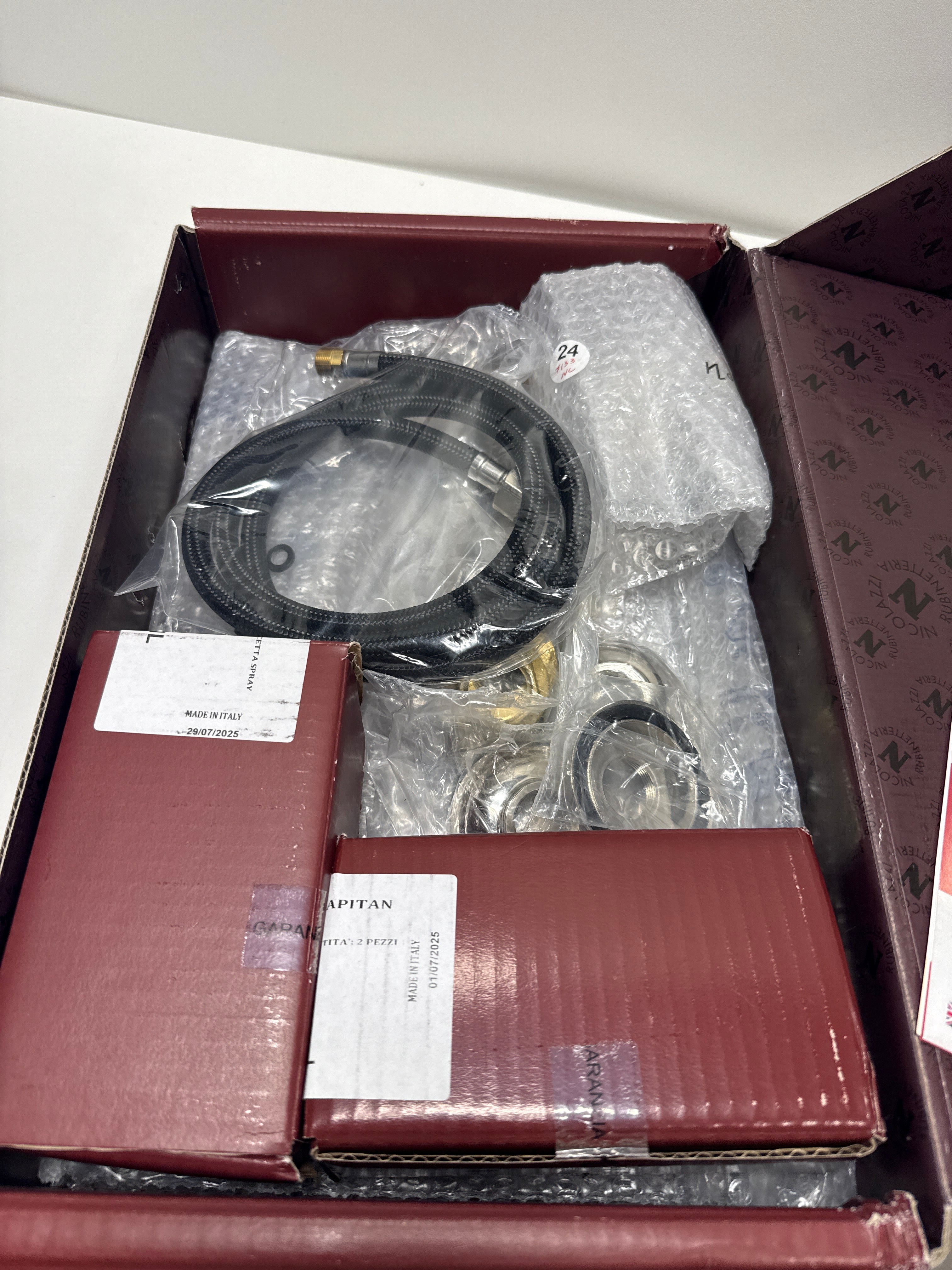 Rohl A1461lmws-2 San Julio 1.5 GPM Widespread Bridge Kitchen Faucet - Nickel