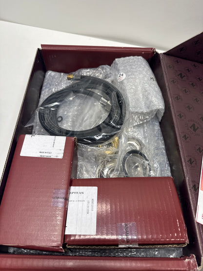 Rohl A1461lmws-2 San Julio 1.5 GPM Widespread Bridge Kitchen Faucet - Nickel