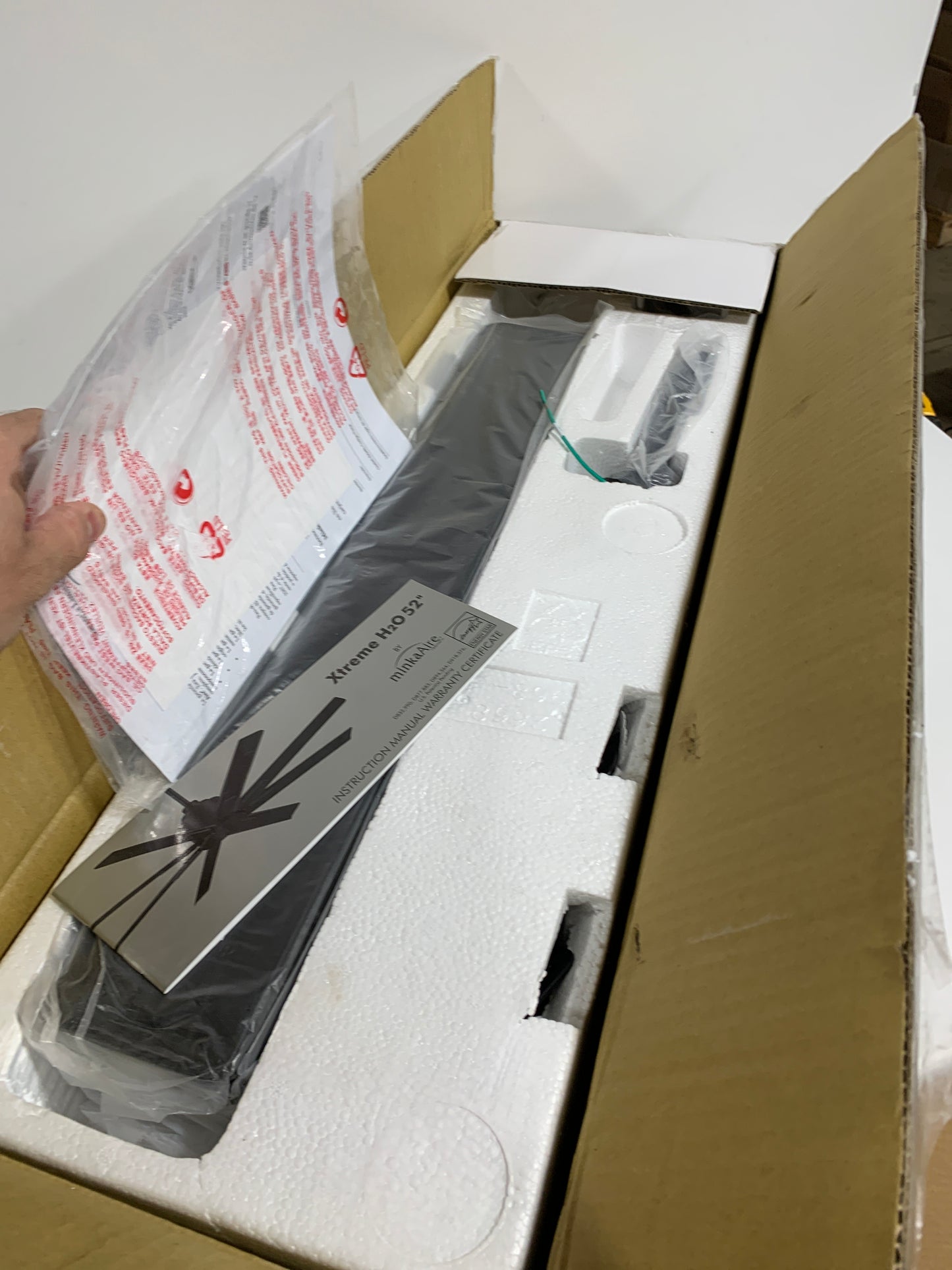 MinkaAire Xtreme H2O 52 Xtreme H2O 52" 8 Blade Indoor / Outdoor Ceiling Fan with Remote