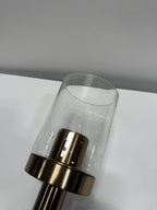See Desc Champagne Bronze One Light Mini Pendant from the Madden Collection
