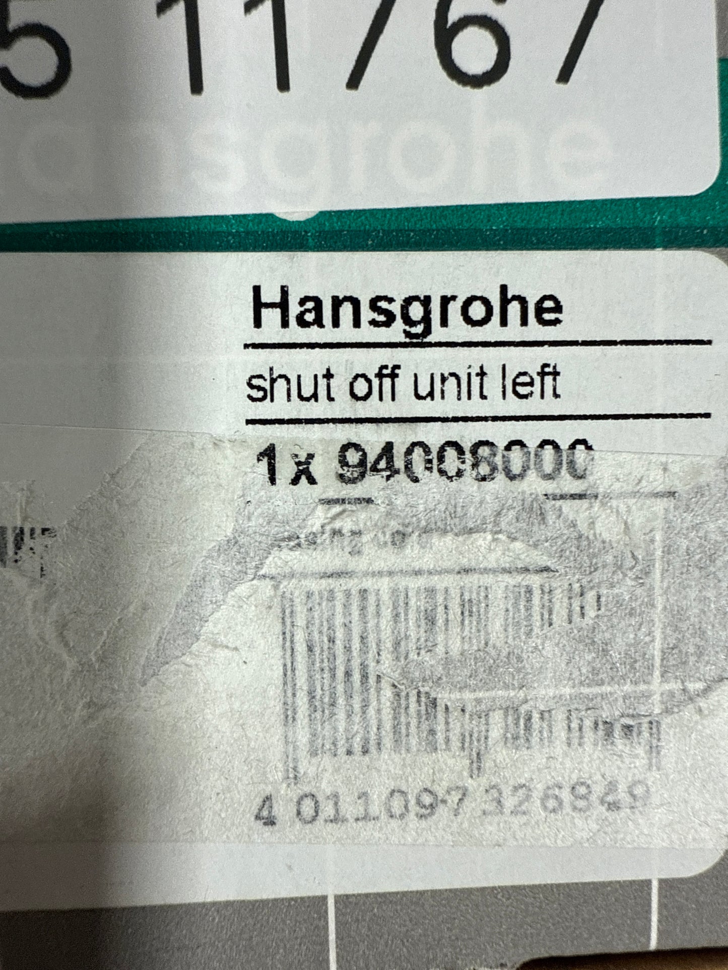 Hansgrohe Cold Widespread Faucet Cartridge