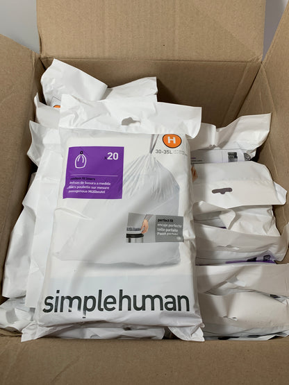 simplehuman Code H Custom Fit Liners, 300-pack