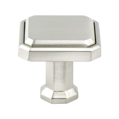 Berenson 9462-1BPN-P 1.187 in. Dia. Harmony Knob with Brushed Nickel