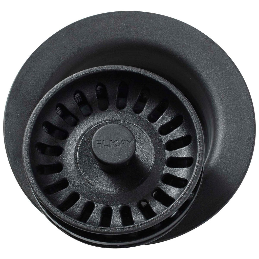 Elkay Polymer Disposer Fitting for 3-1/2 in. Sink Drain Opening in Black - *Plumbing