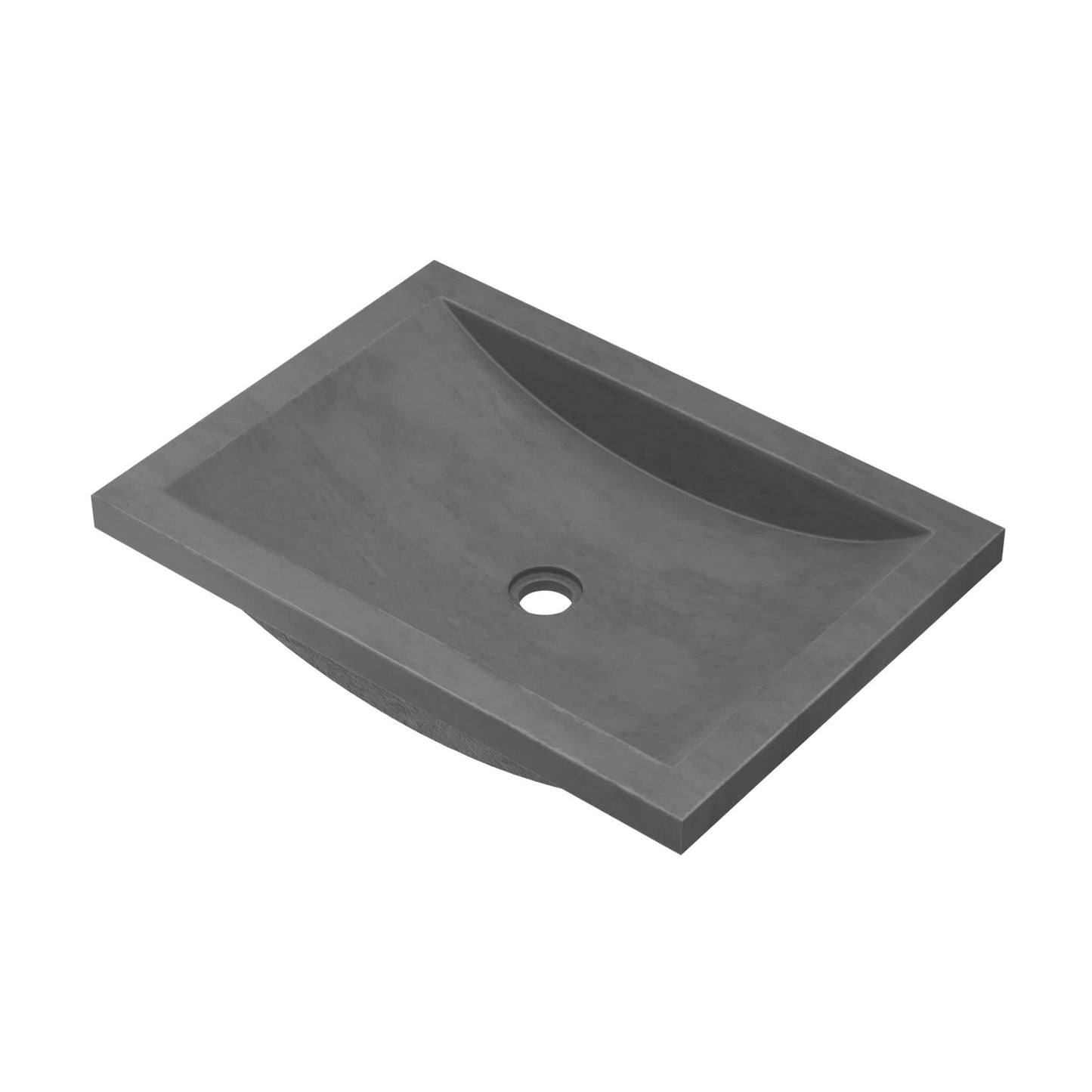 Native Trails Nsl2014 Nativestone 20-3/4 Rectangular Concrete Undermount Bathroom Sink