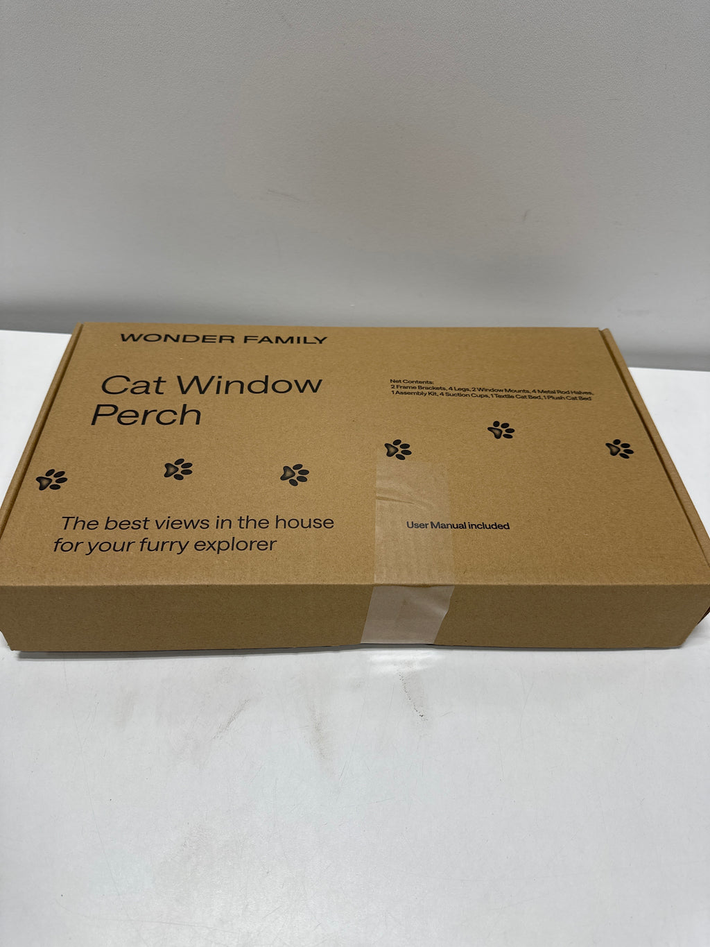 4-in-1 Cat Window Perch for Large Cats – Foldable Adjustable Pet Hammock for Window Bed Floor & Sill – Premium Hammock