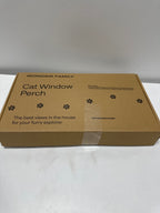 4-in-1 Cat Window Perch for Large Cats – Foldable Adjustable Pet Hammock for Window Bed Floor & Sill – Premium Hammock