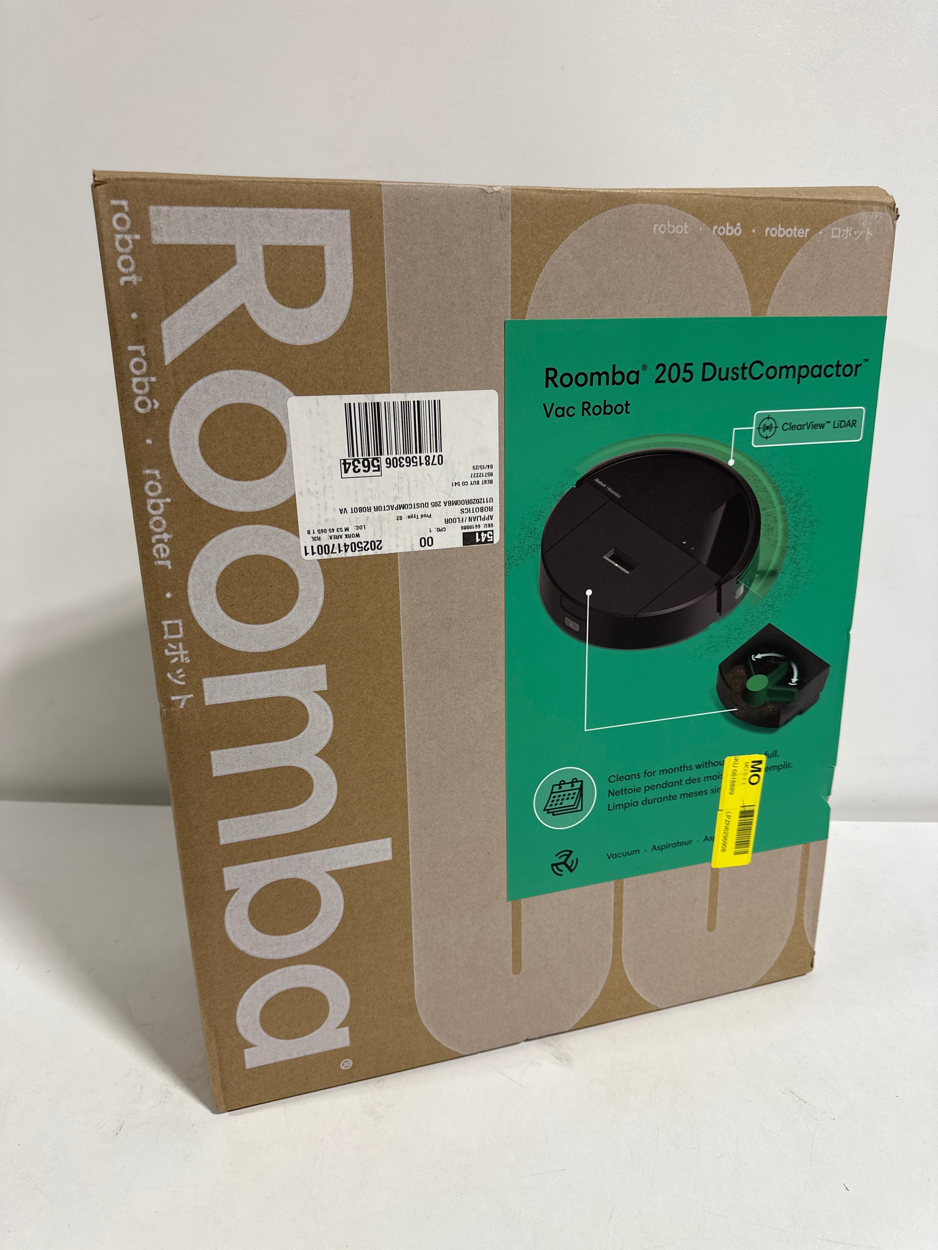IRobot - Roomba 205 DustCompactor Vacuum - *Vacuums & Carpet Cleaners