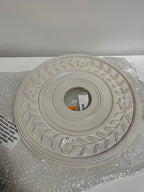 Ekena Millwork CM16WRFBS Wreath Ceiling Medallion 16 1/4’’OD x 3 5/8’’ID x 1’’P Hand-Painted Flash Blue - *Lighting &