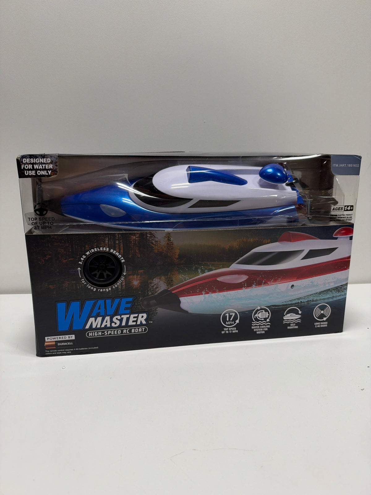Amax Wave Master High Speed RC Boat Red