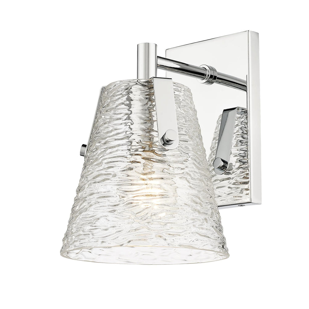Z-Lite 1101-1S-CH Analia Wall Sconce, 1-Light 100 Watts, Chrome