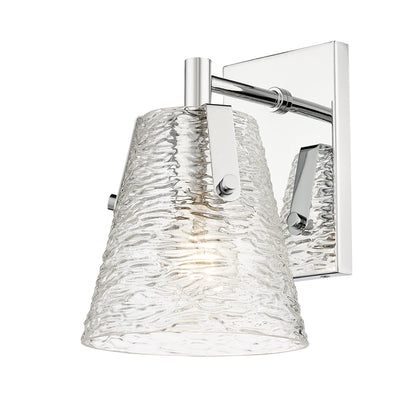 Z-Lite 1101-1S-CH Analia Wall Sconce, 1-Light 100 Watts, Chrome