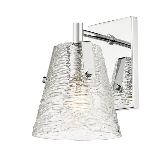 Z-Lite 1101-1S-CH Analia Wall Sconce, 1-Light 100 Watts, Chrome