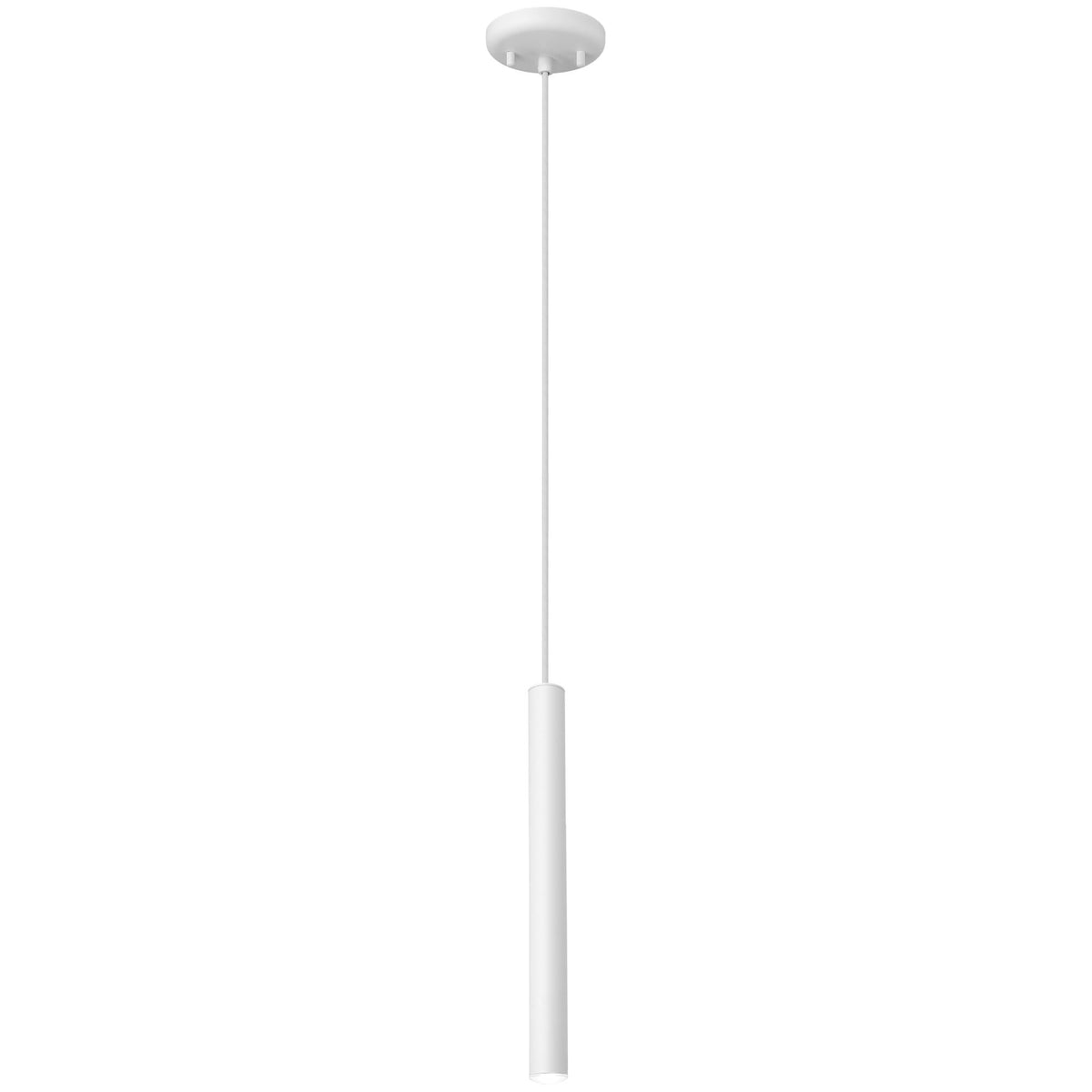 Access Lighting 72022LEDD/ACR Pipeline 2" Wide LED Mini Pendant Matte White / White Indoor Lighting Pendants