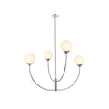 Elegant Lighting Nyomi 42 Inch 4 Light Chandelier Nyomi - LD814D42C - Modern Contemporary