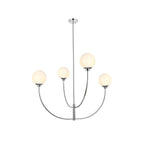 Elegant Lighting Nyomi 42 Inch 4 Light Chandelier Nyomi - LD814D42C - Modern Contemporary